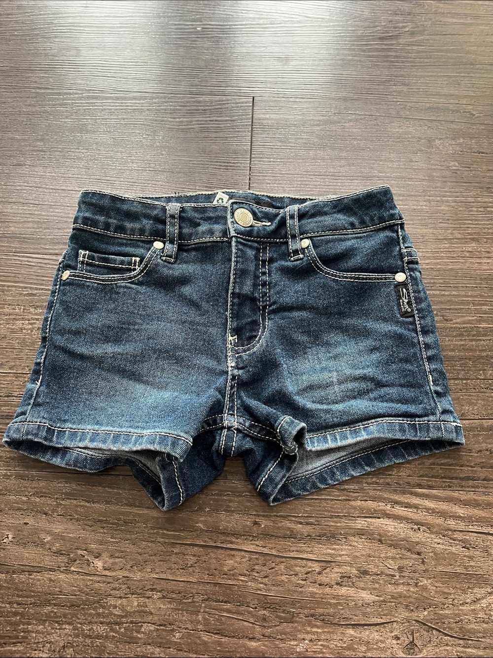 Silver Jeans Denim Girls Jean Shorts Size 6x